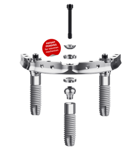 Trefoil implant system for full arch restorations