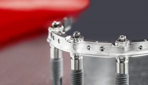Closeup of the Trefoil system
