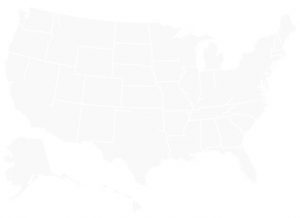 Grey map of the USA