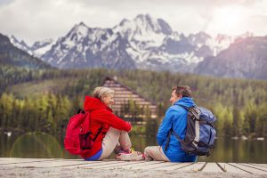 couple hiking