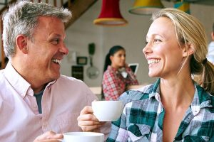 couple enjoying a cup of tea